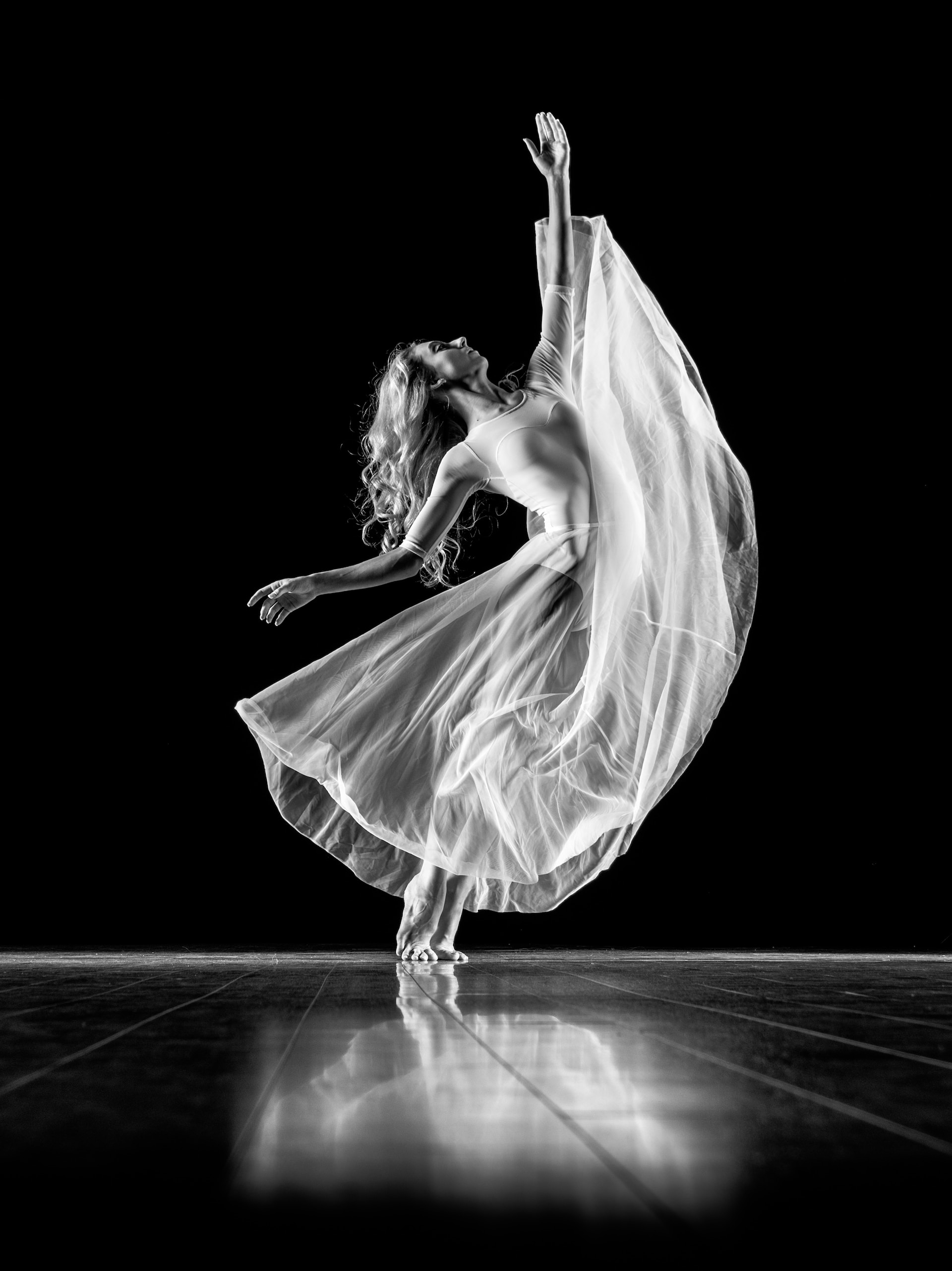 Newsletter 11 by Sree Sen: Photo of a dancing girl by david hofmann
